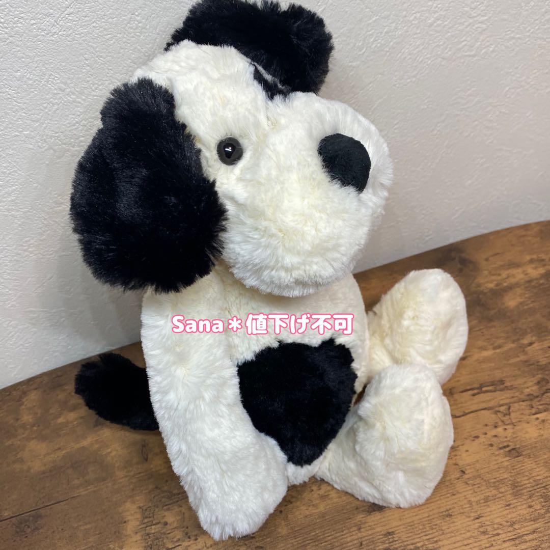 新品　ジェリーキャット　パピー　犬　dog バシュフル　白 黒　ぶち　M