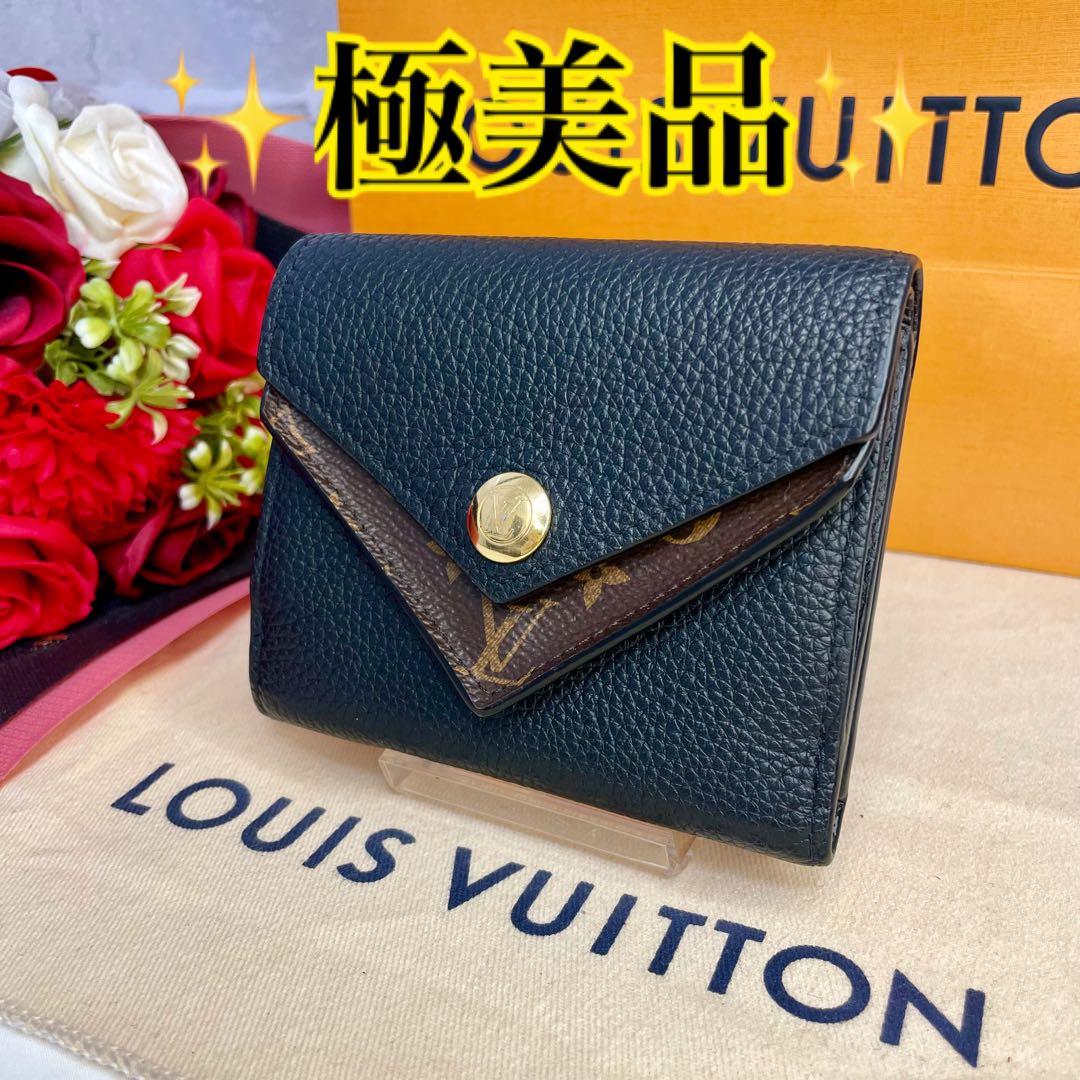 ✨極美品✨ ヴィトン ポルトフォイユ ドゥブル V コンパクト 財布 ノワール