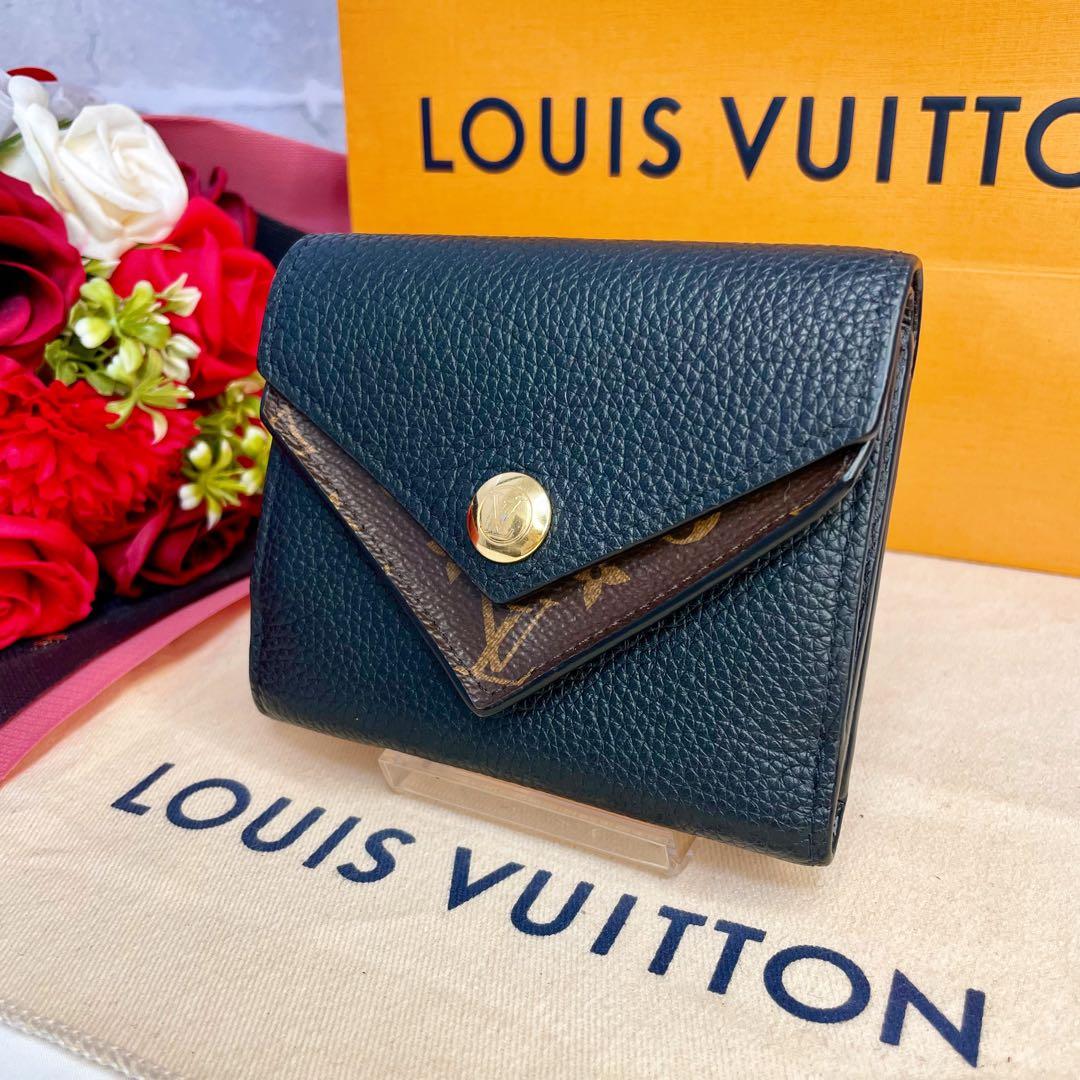 ✨極美品✨ ヴィトン ポルトフォイユ ドゥブル V コンパクト 財布 ノワール