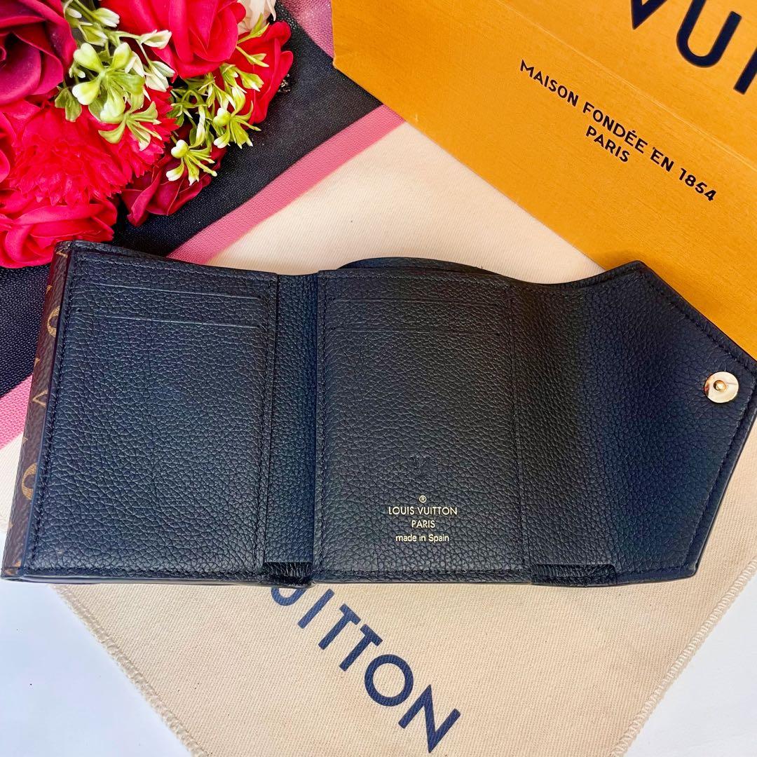 ✨極美品✨ ヴィトン ポルトフォイユ ドゥブル V コンパクト 財布 ノワール