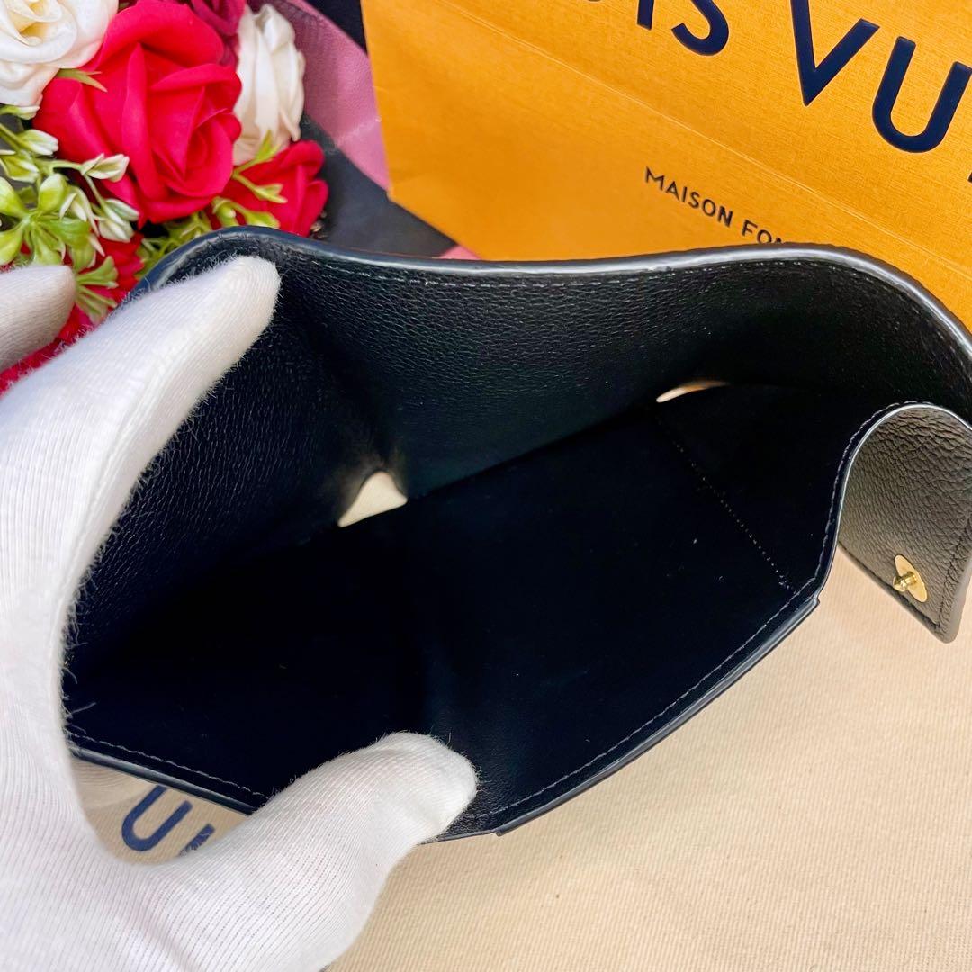 ✨極美品✨ ヴィトン ポルトフォイユ ドゥブル V コンパクト 財布 ノワール