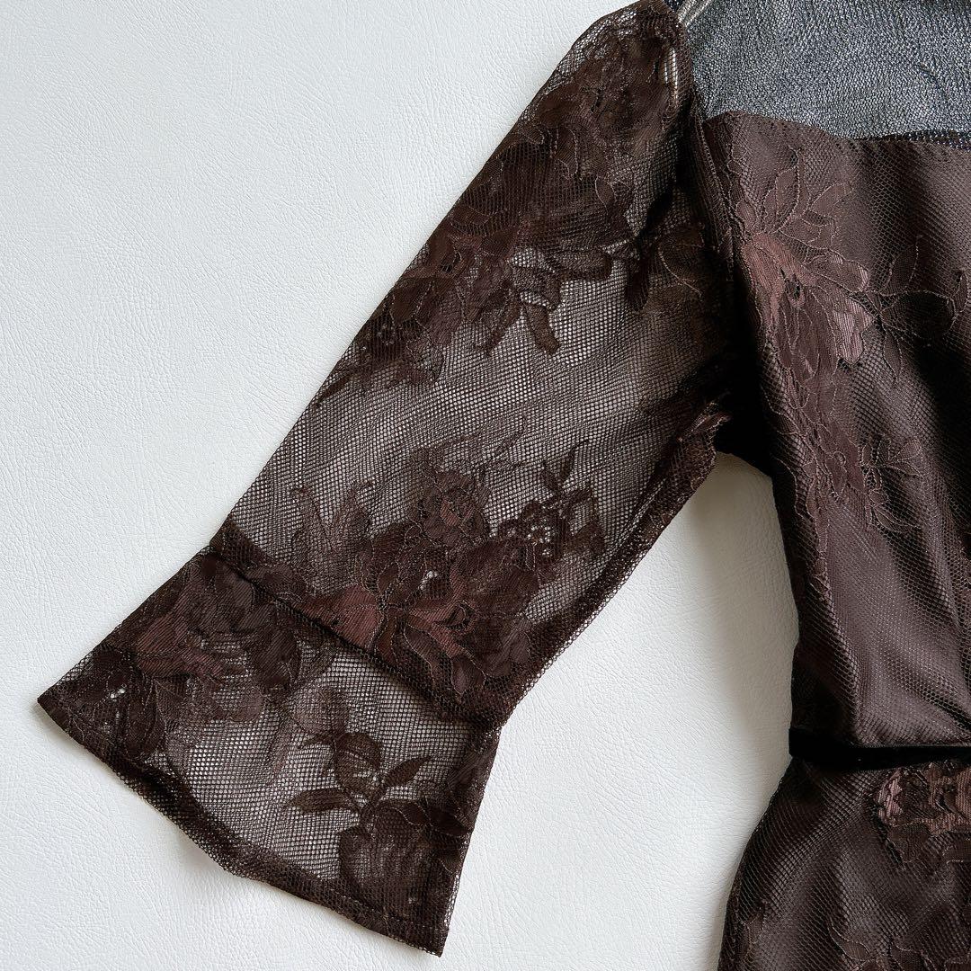 新品★リルフェテpetirobe パーティドレス　ティアードレースワンピース