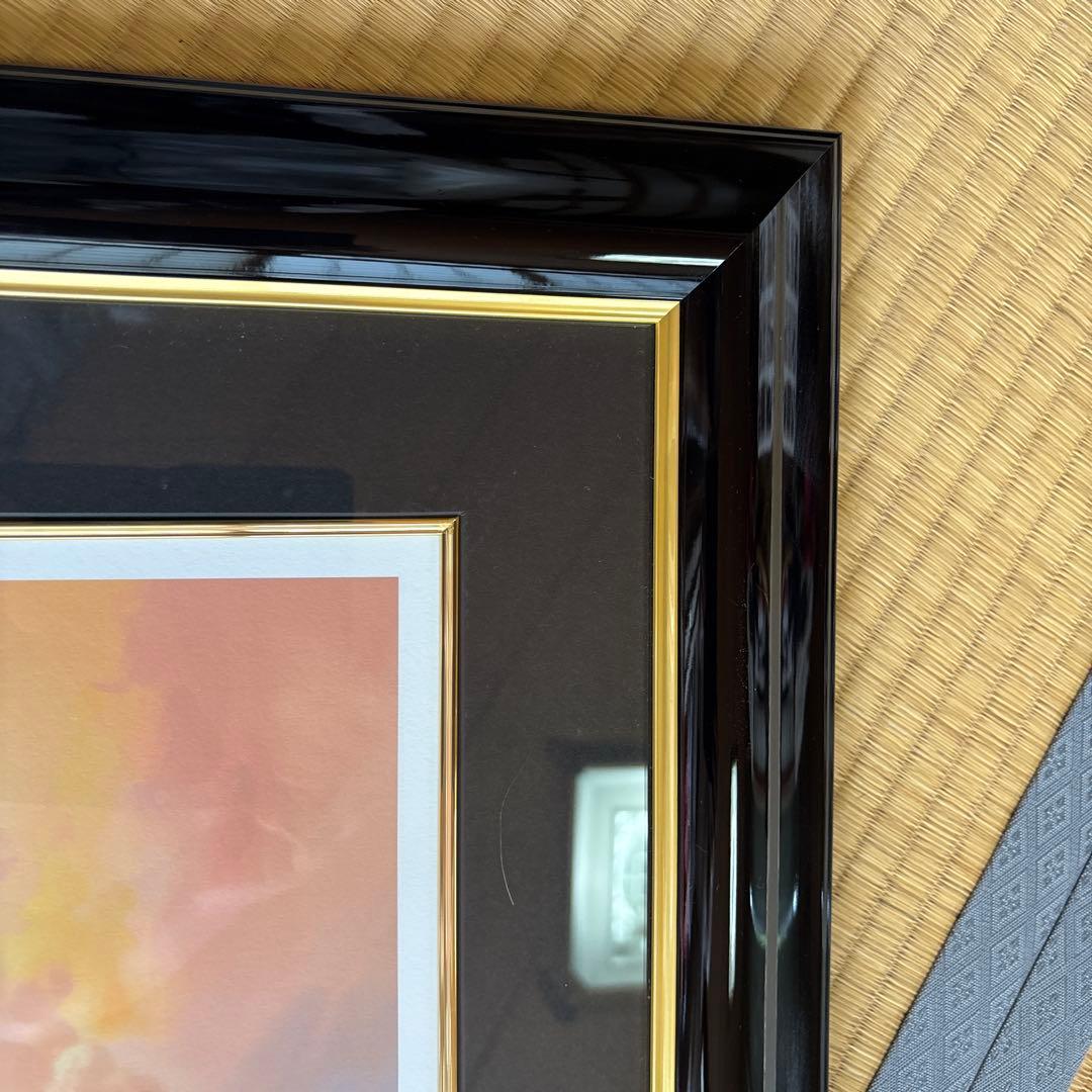 珈琲貴族　楽園　版画　アールビバン　限定生産　サイン