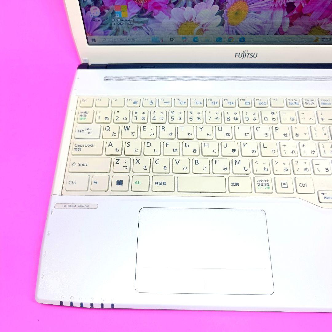 【とってもお買得‼️】オフィス✨大容量750GB✨カメラ付ノートパソコン✨設定済