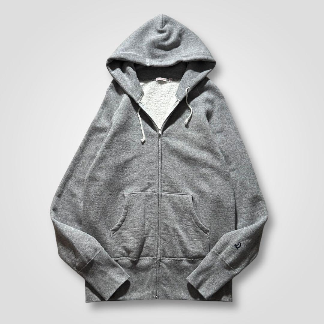 1702◆DRESSTERIORドレステリア D刺繍ジップアップパーカー グレー