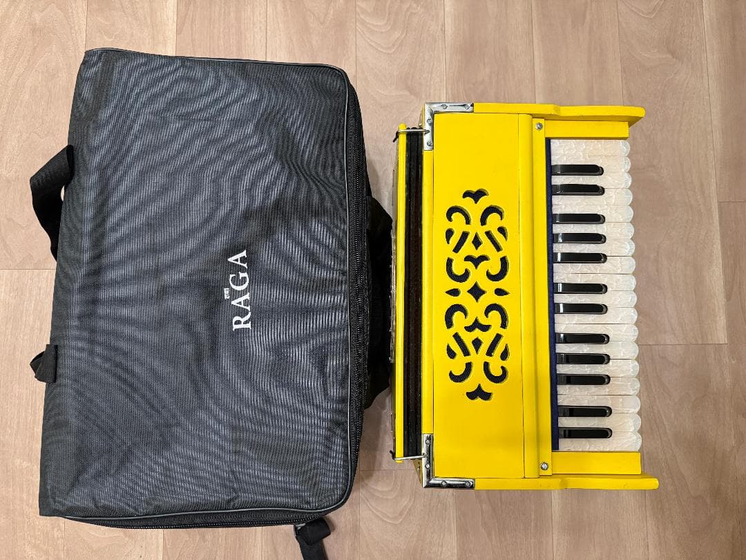 【調律済み・訳あり】 Raga ハーモニウム Yellow｜ケース付