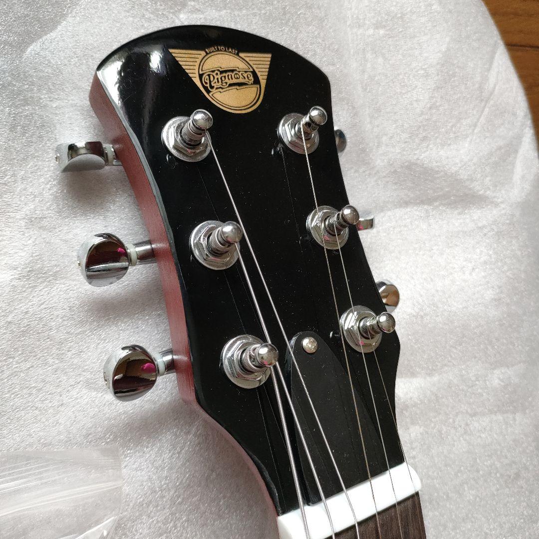 PIGNOSE PGG-200MH STBR ケース付き ピグノーズ ミニギター