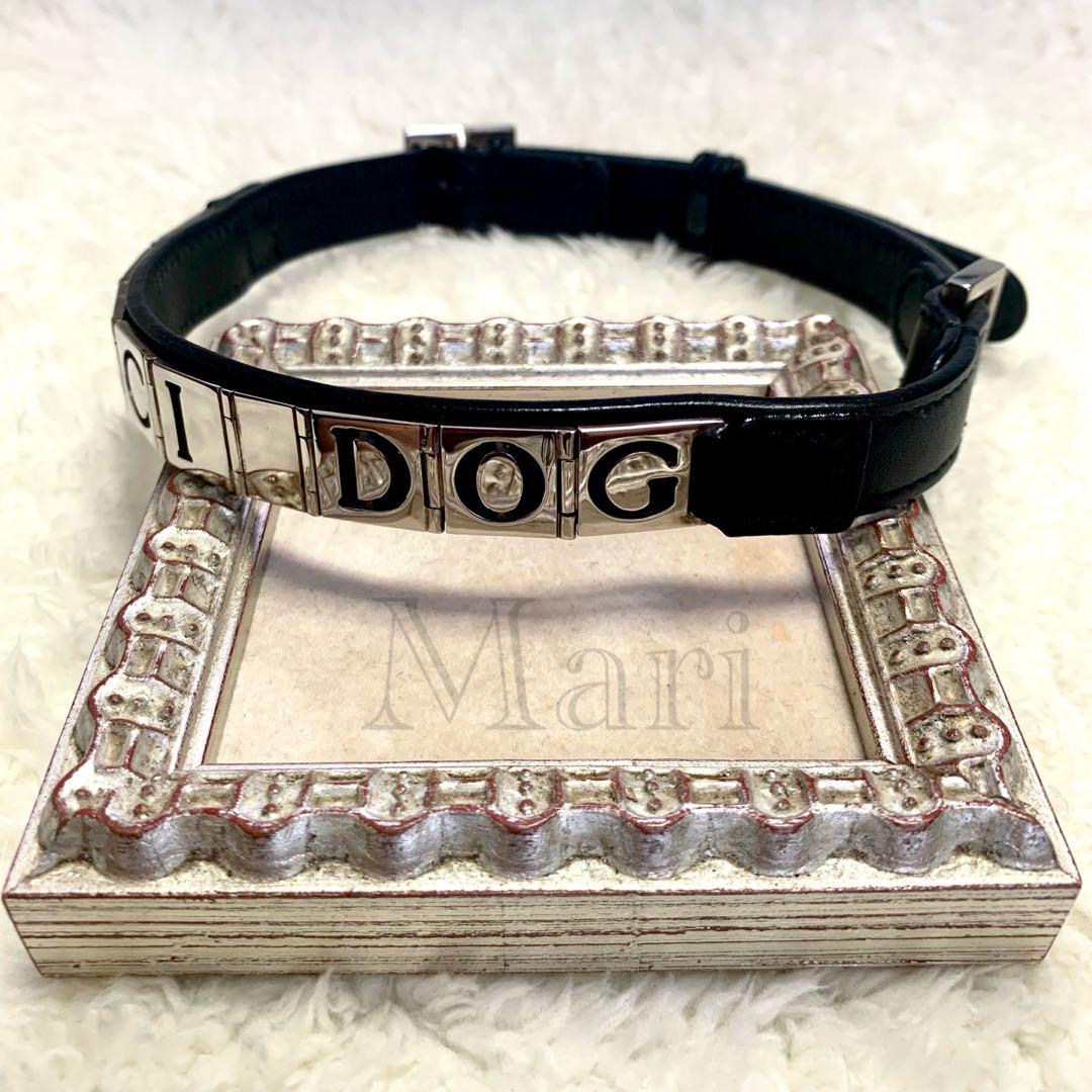 犬首輪【74】【GUCCI】 犬用 レザー 首輪 【超美品・グッチ】