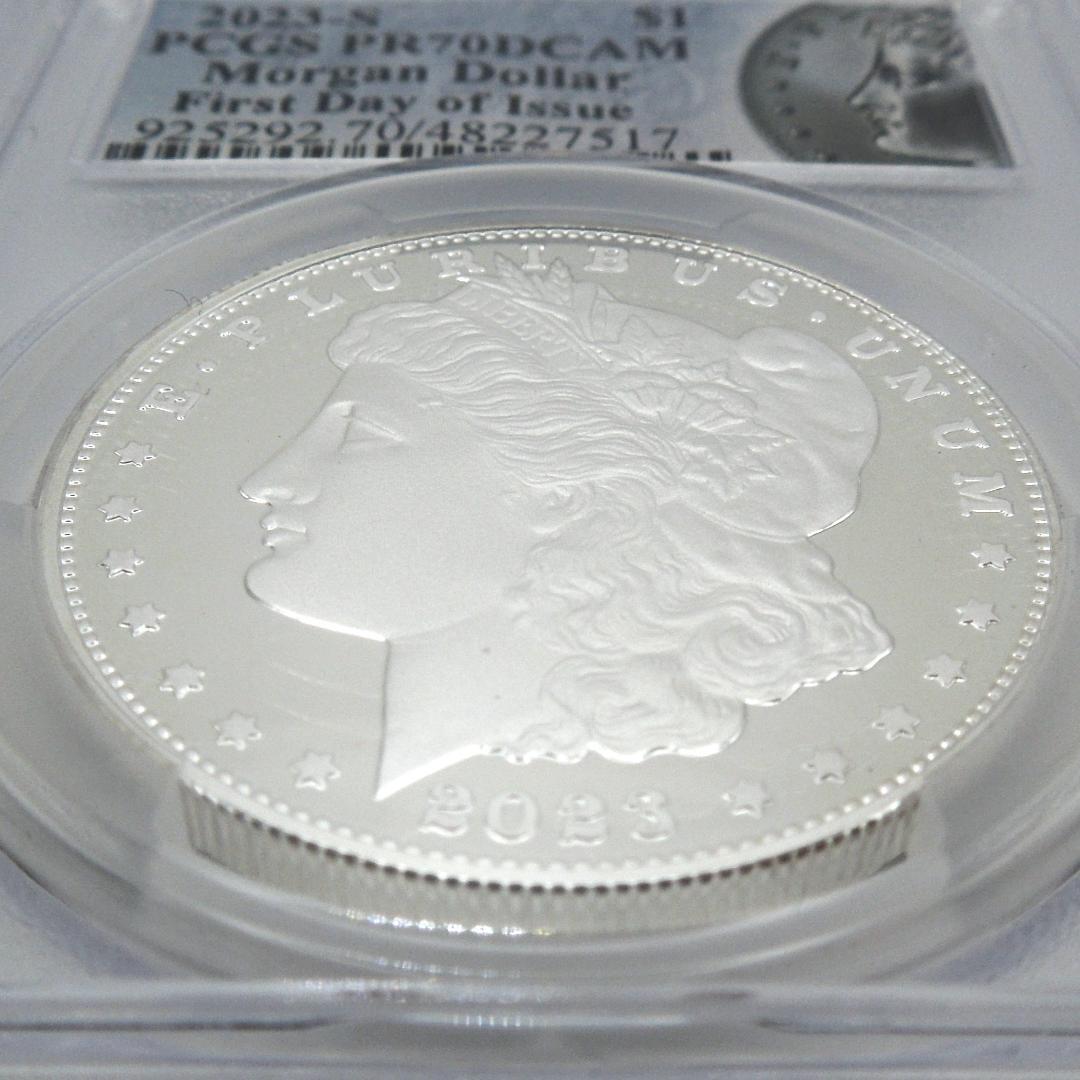 ★最高鑑定 PCGS PR70 DCAM モルガンダラー 2023 銀貨
