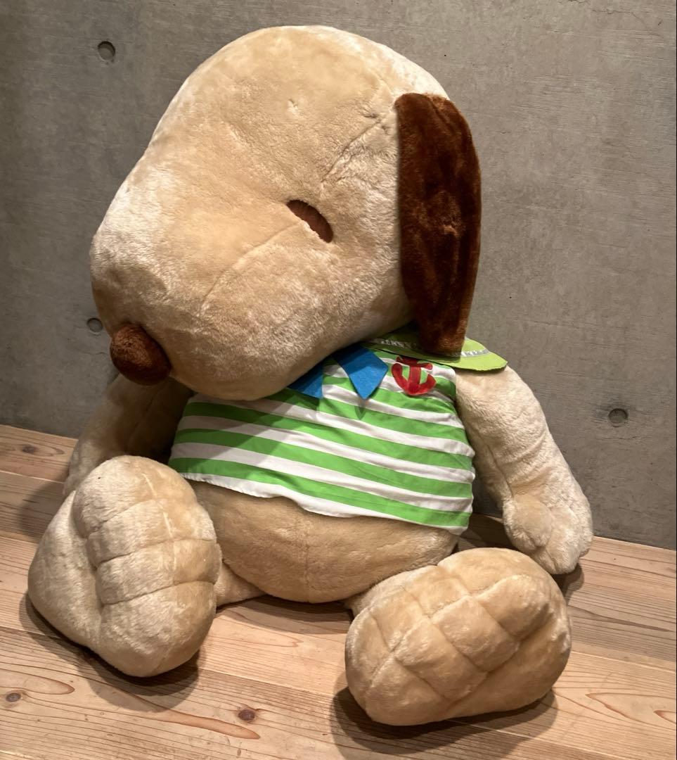 超巨大 約130cm スヌーピー ぬいぐるみ 水兵さん イカリ 希少 特大サイズ