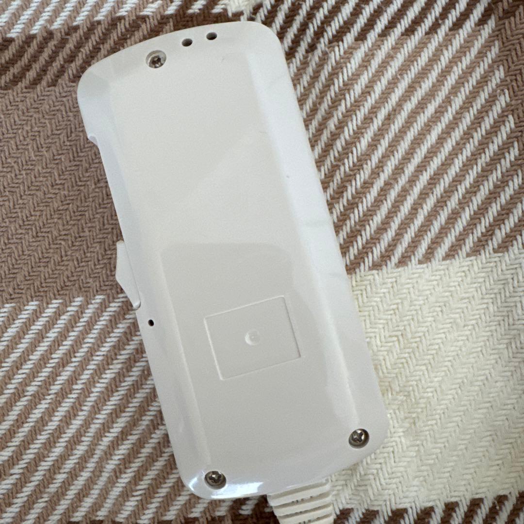 電気毛布 電磁波カット 洗える 膝掛け ベージュチェック ZENKEN