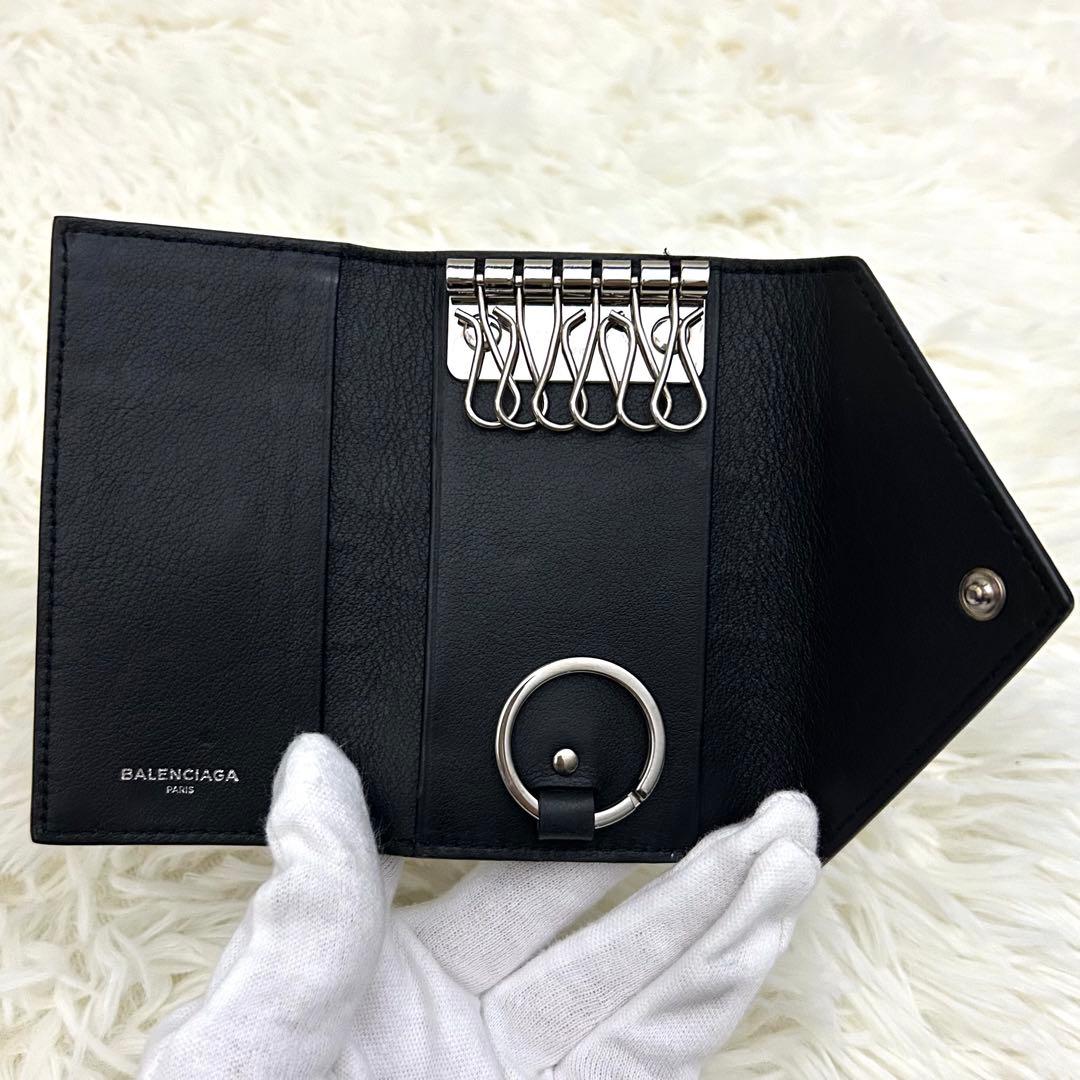 【美品】BALENCIAGA バレンシアガ 6連 レザー キーケース