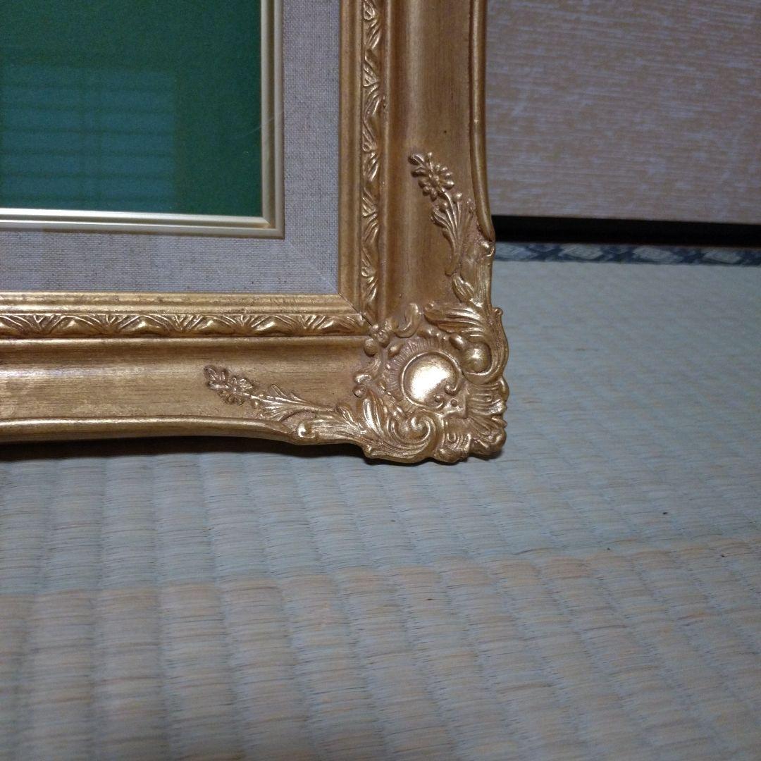 クラシック ゴールド木製額縁P20号 (9)