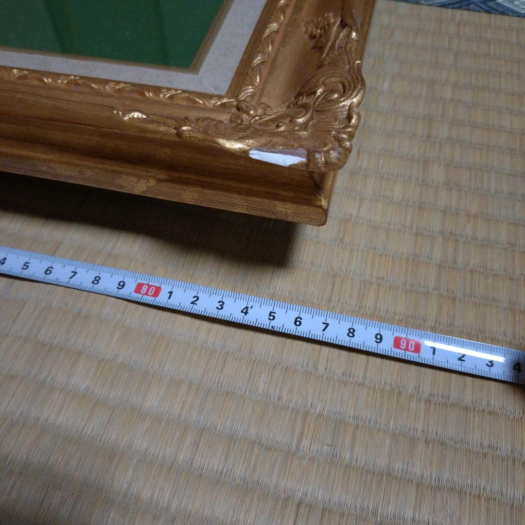 クラシック ゴールド木製額縁P20号 (9)