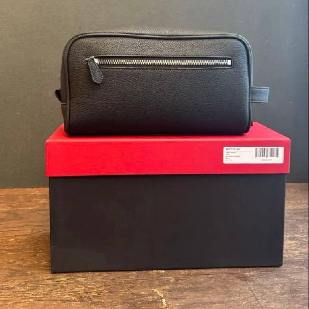 【未使用】本革ポーチ　BONAVENTURA ボナベンチュラ BPOT3 BK