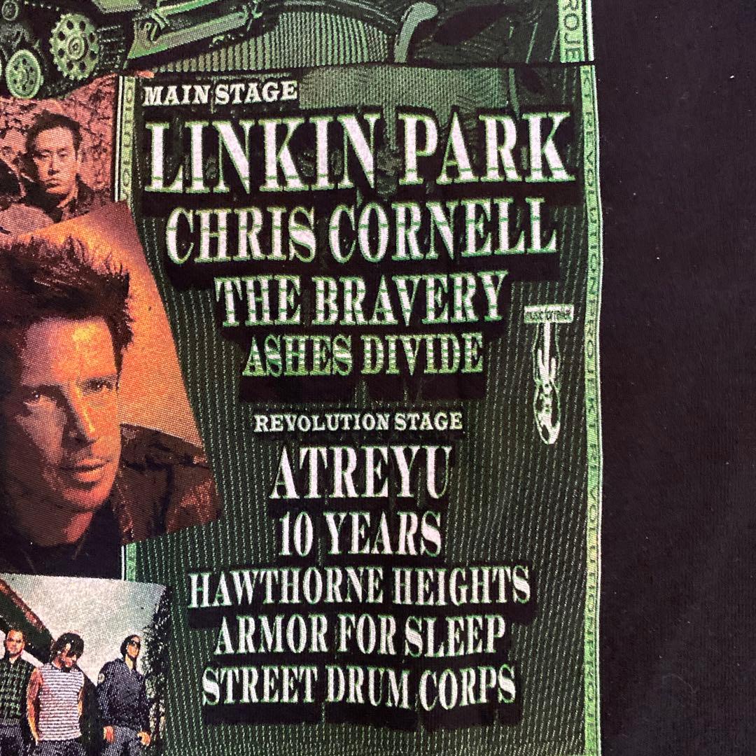 リンキンパーク ツアーTシャツ 2008年 希少 黒