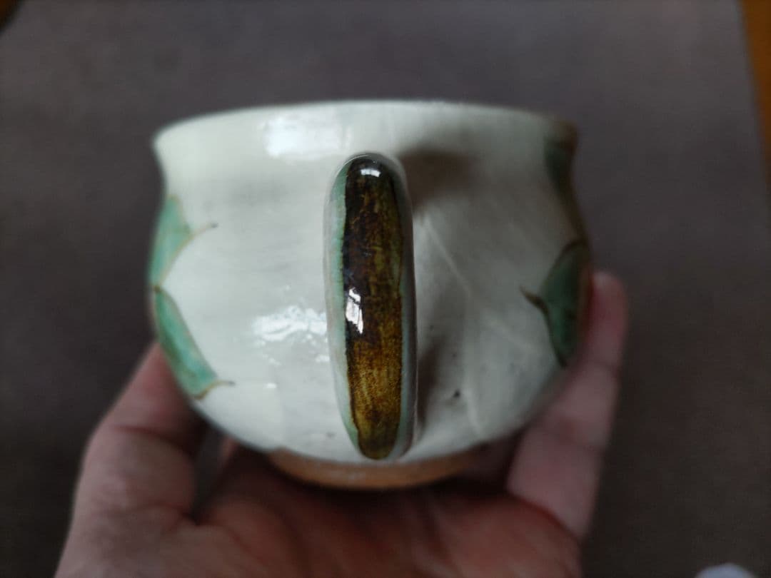 翌日発送　希少　先代作！陶葊・陶あん カップ＆ソーサー　牡丹絵