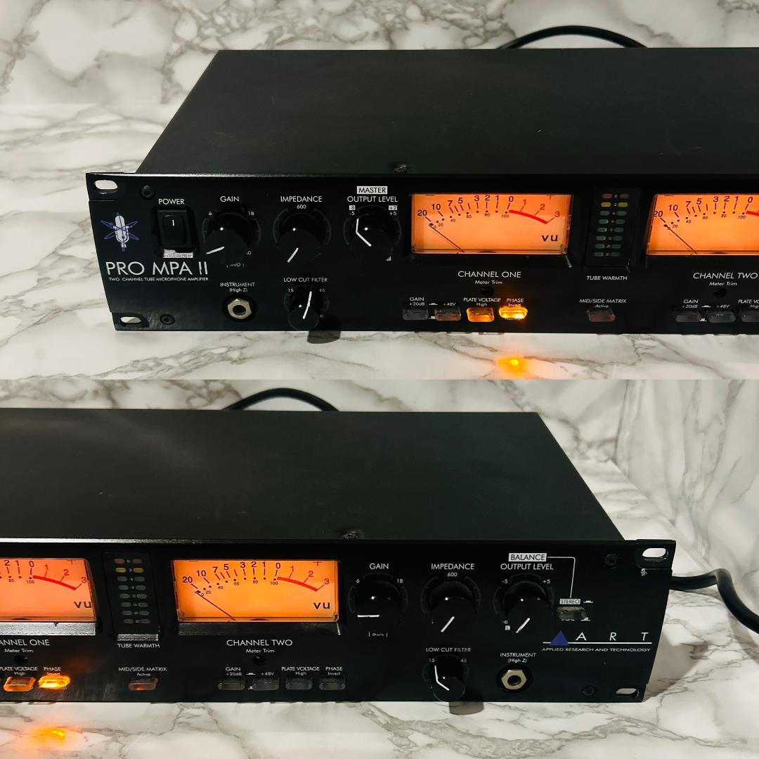 ART エーアールティー Pro MPA II 2ch 真空管マイクプリアンプ