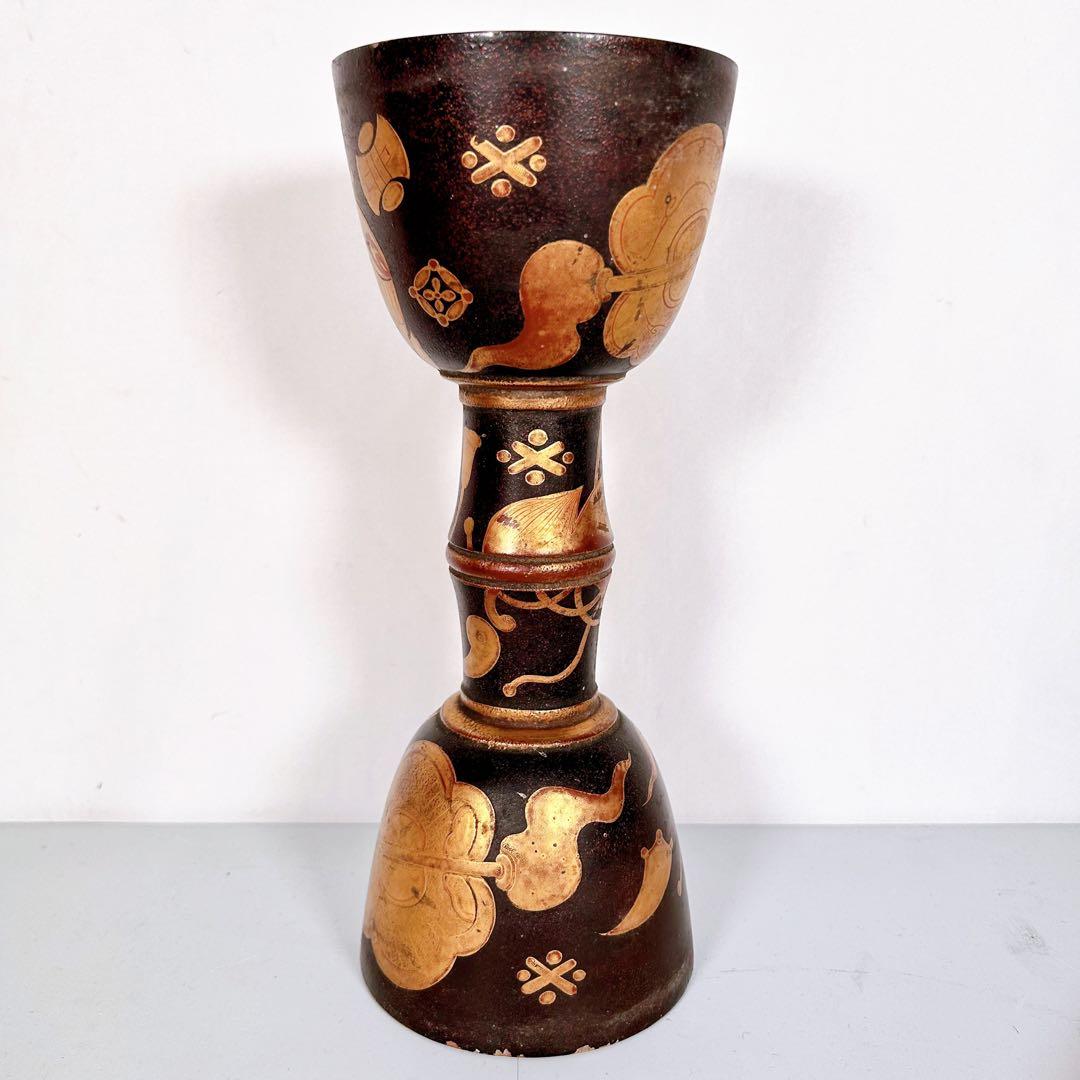 【希少】時代和楽器　蒔絵神器紋 鼓太鼓　和太鼓　小鼓　太鼓　蒔絵鼓　伝統芸能