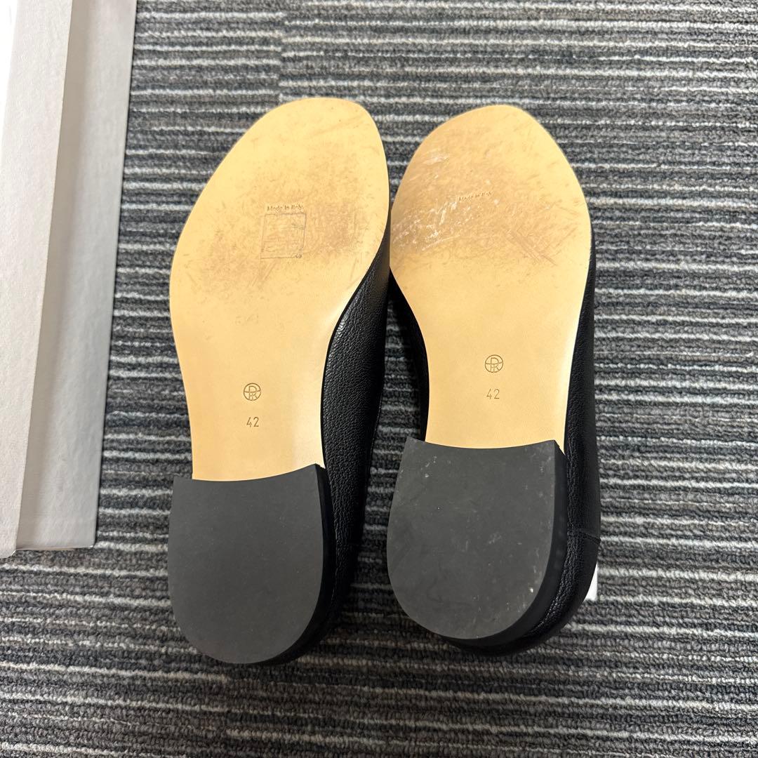 THE ROW ブラック スリッポン