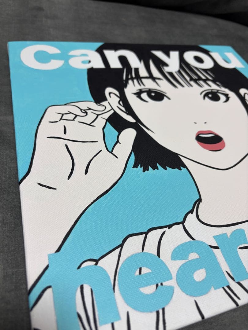 sen 原画　backside works kyne 現代アート　キャンバス