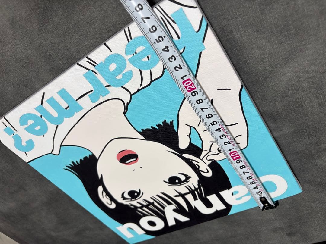 sen 原画　backside works kyne 現代アート　キャンバス