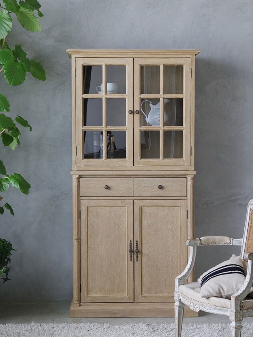 極美品◾️サラグレース◾️ Sophieハイキャビネット　食器棚