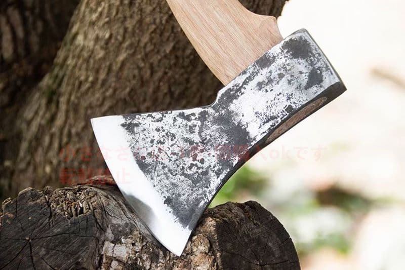 04276万軍-トマホーク-高炭素鋼 古兵器　刀装具　日本刀　模造刀 狩猟 斧