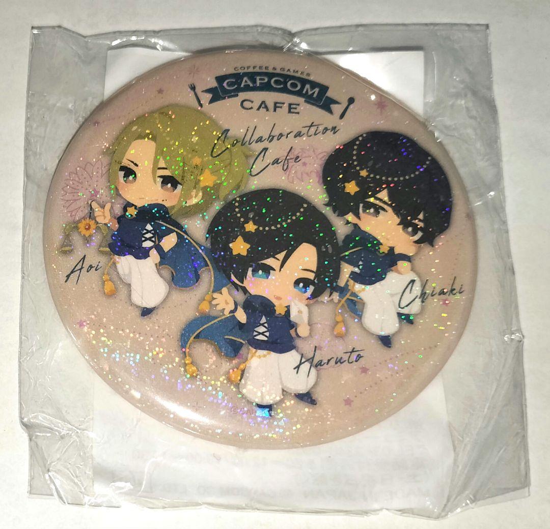 囚われのパルマ ハルト アオイ チアキ 缶バッジ その4 カプコンカフェ 星空