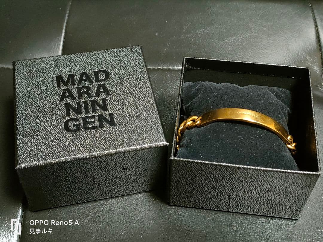 マダラニンゲン BRACELET ブレスレット ゴールド 18k gold
