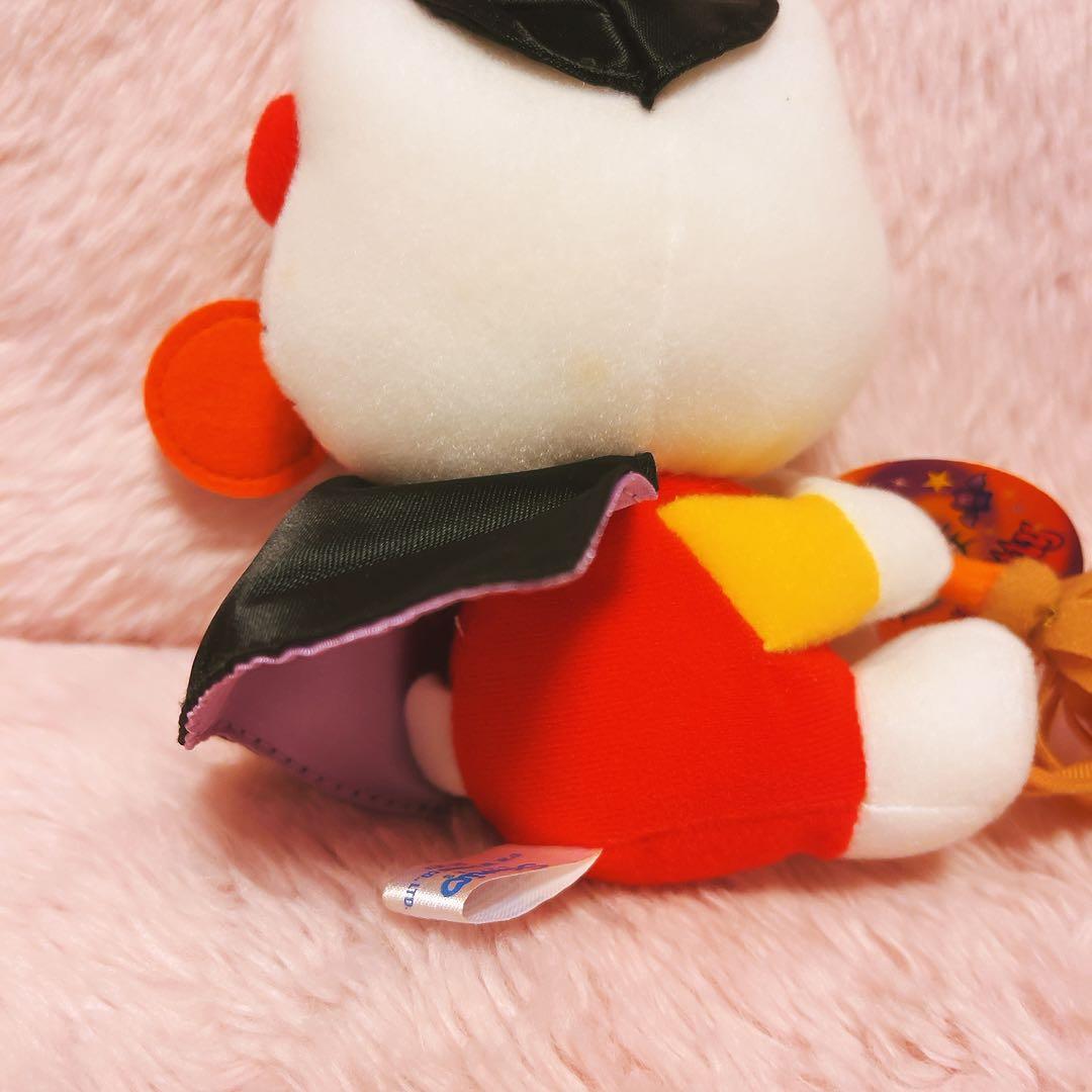 希少レア　ハローキティ　マスコット　ハロウィン　魔女　ホウキ　USA 2002