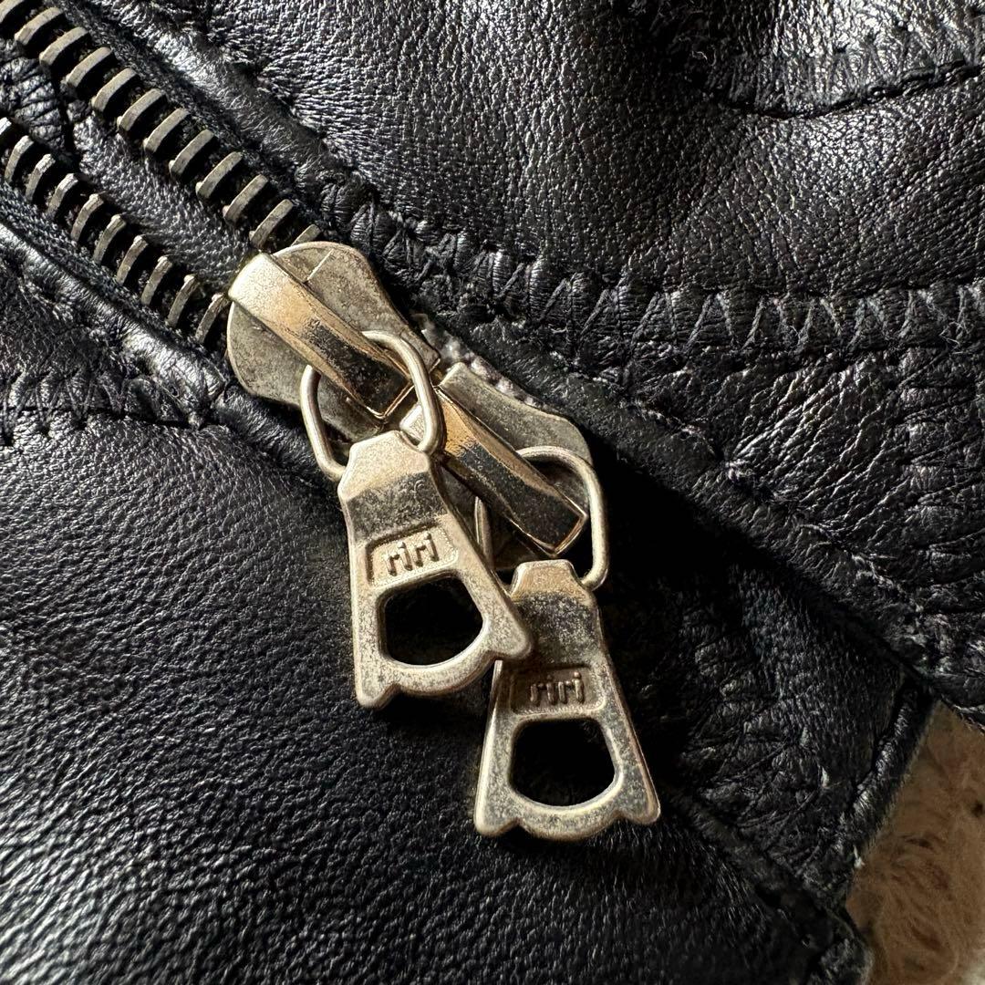 ★羊革 パッチワーク★ Genetic Manipulation ライダース L