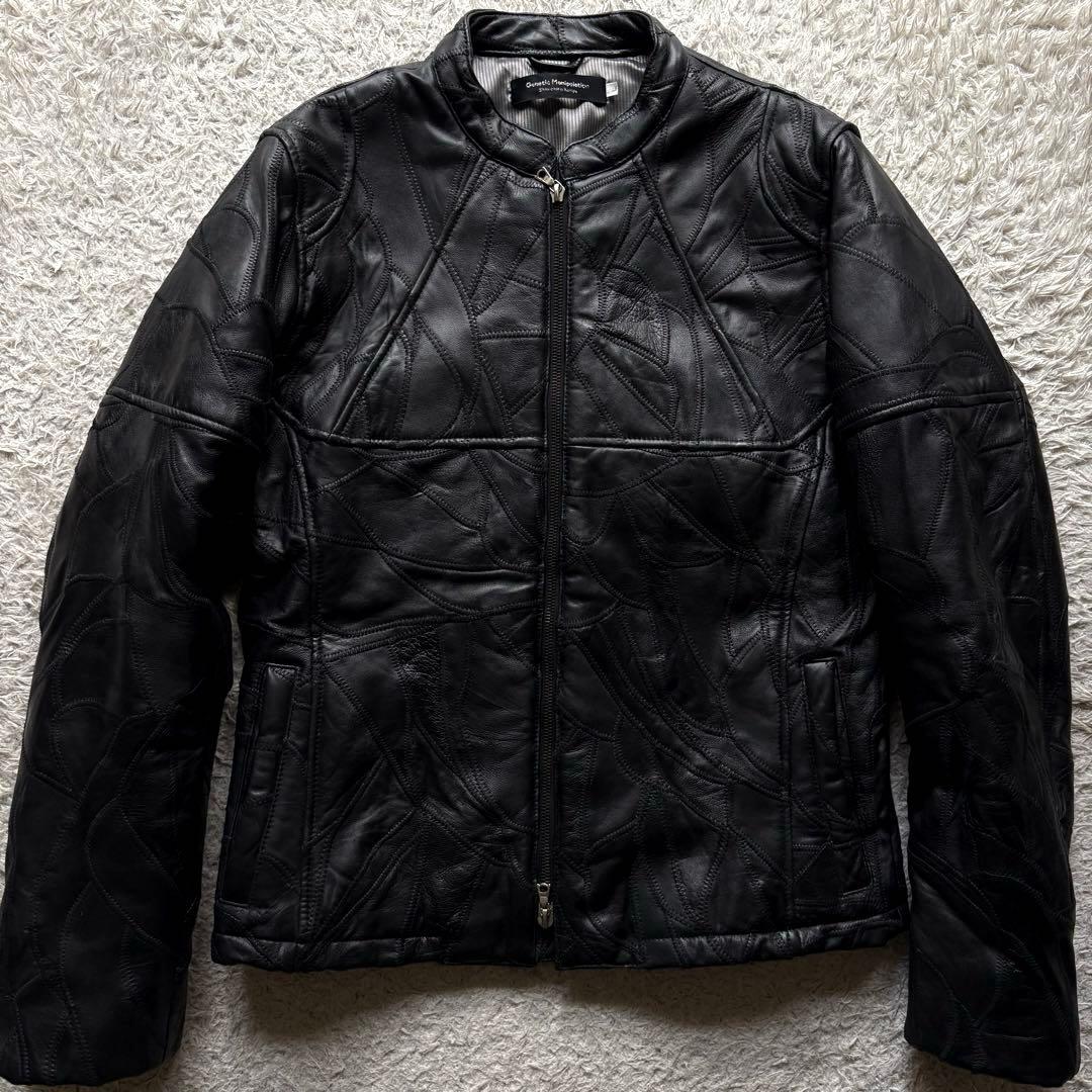 ★羊革 パッチワーク★ Genetic Manipulation ライダース L