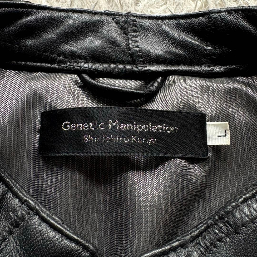 ★羊革 パッチワーク★ Genetic Manipulation ライダース L