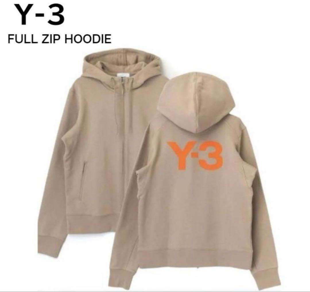Y-3 Y3 ワイスリー バックロゴジップアップパーカー