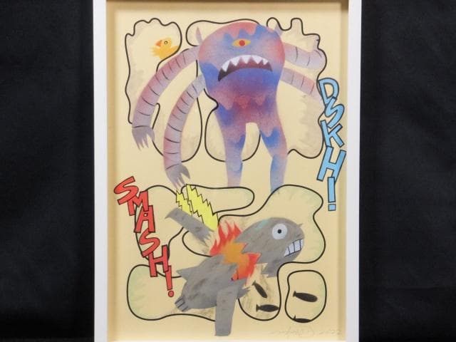 現代美術　DISKAH『DISKAH SMASH！』スプレー＆マーカー0317A