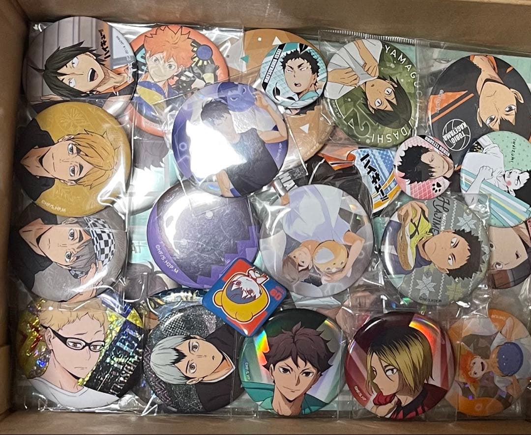 ハイキュー　缶バッジ　のみ　150個以上　一箱限定