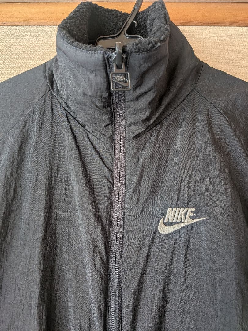 NIKE ナイキ リバーシブル ボアジャケット 黒×白