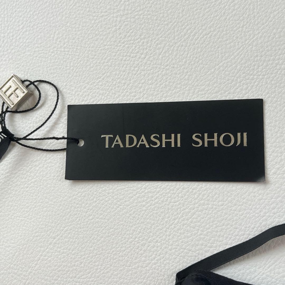 未使用✨ タダシショージ ワンショルダースリットロングドレス　ワンピース　黒