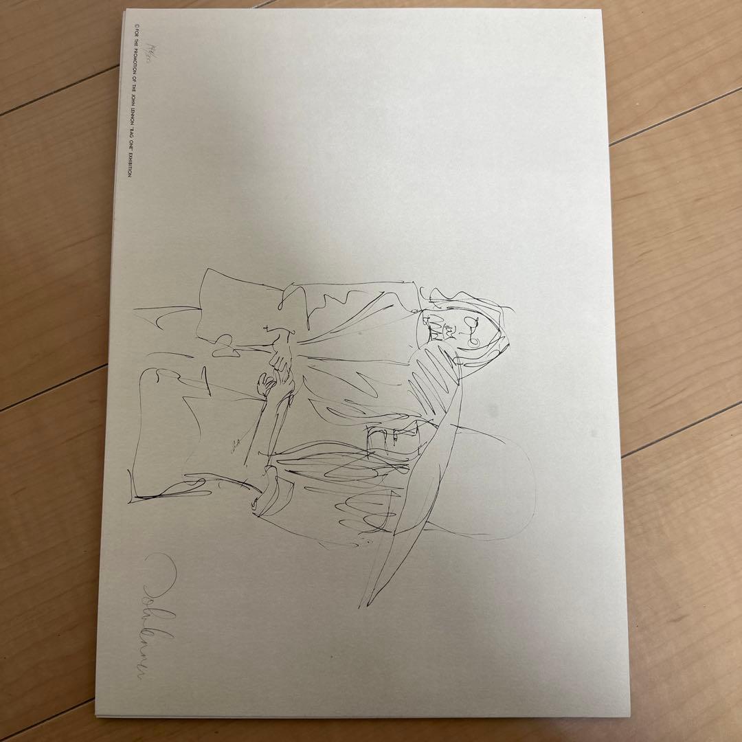 ジョンレノン／Bag One／リトグラフ／掛け時計