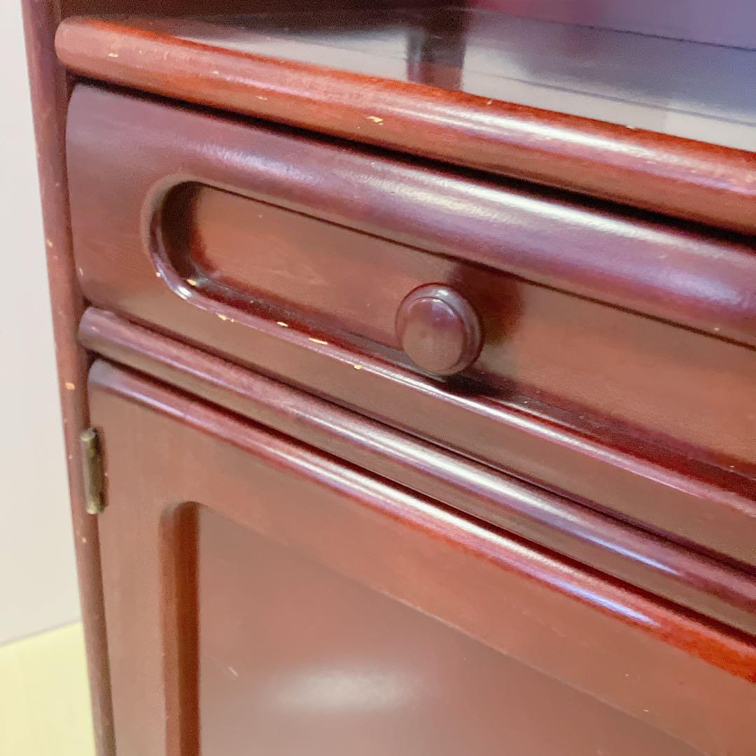 Karimoku カリモク 木製 電話台、FAX台　キャビネット飾り棚 収納