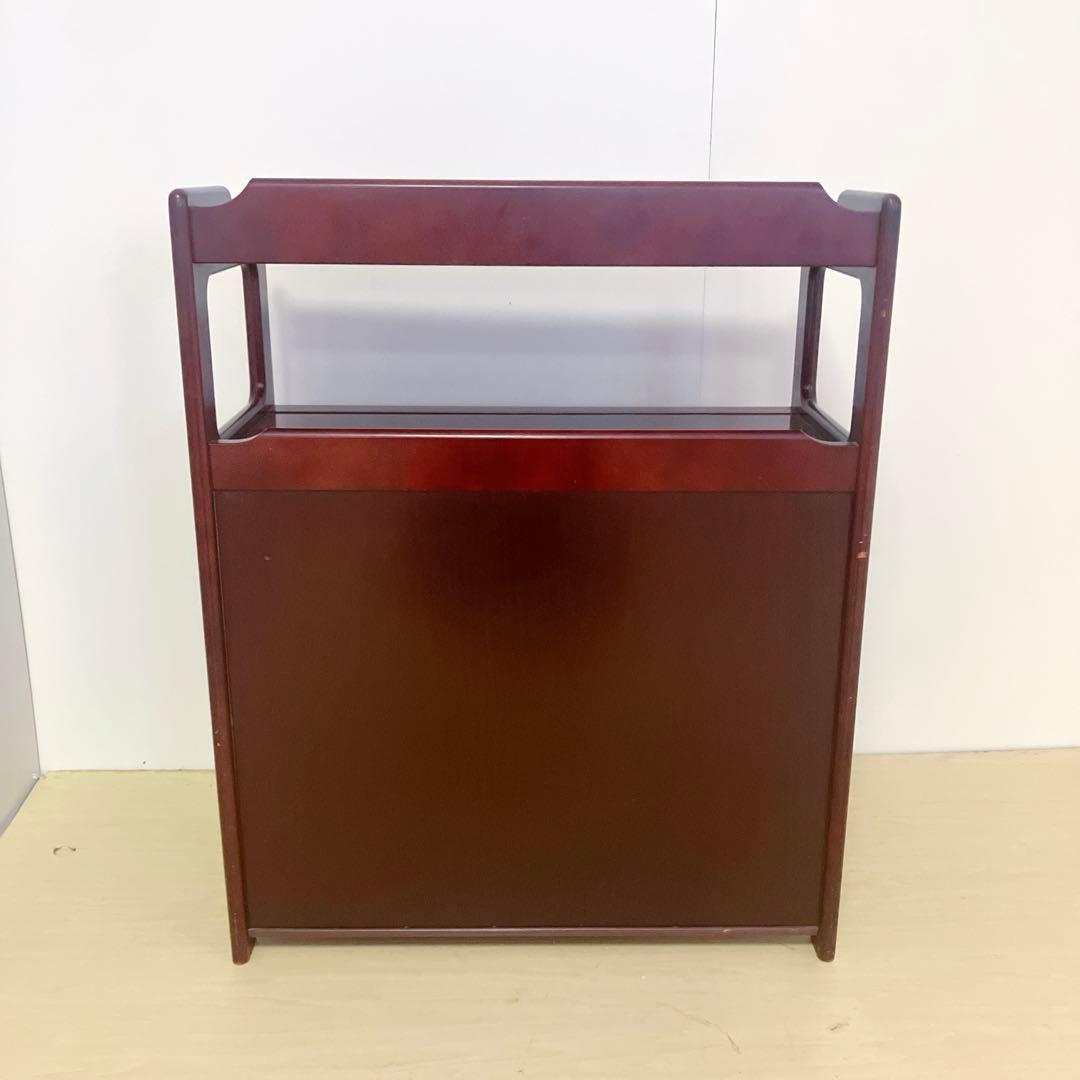 Karimoku カリモク 木製 電話台、FAX台　キャビネット飾り棚 収納