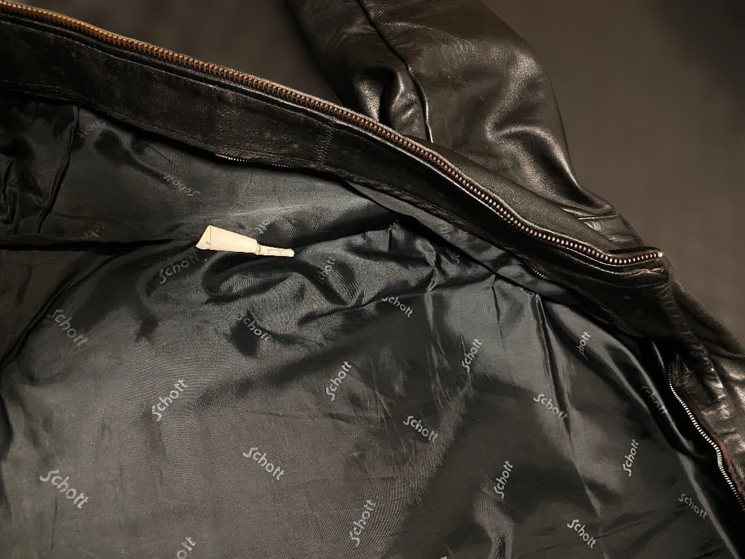 Schott シングルライダース　38 ライナー付