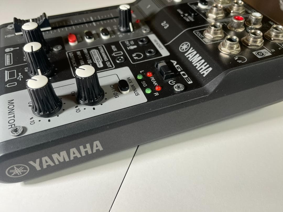YAMAHA オーディオインターフェースAG03MK2 ブラック