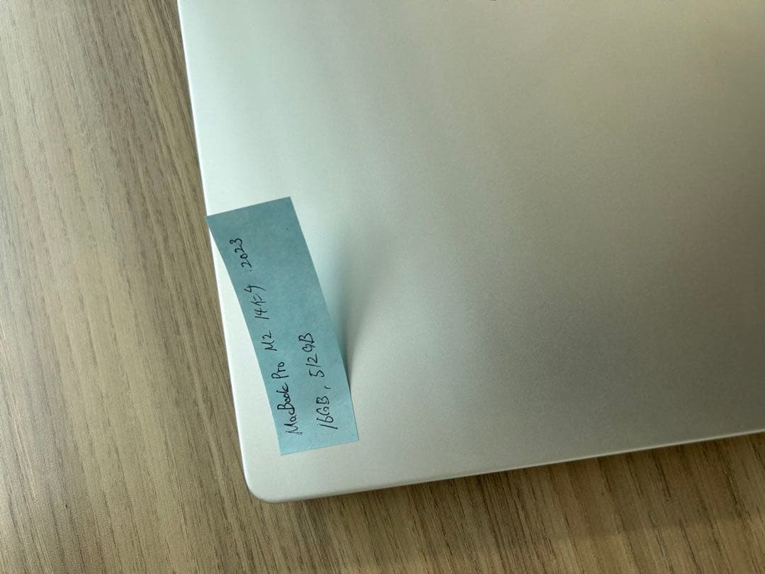 バ*ん様 MacBook Pro 14インチ M2 Pro 16GB SSD51