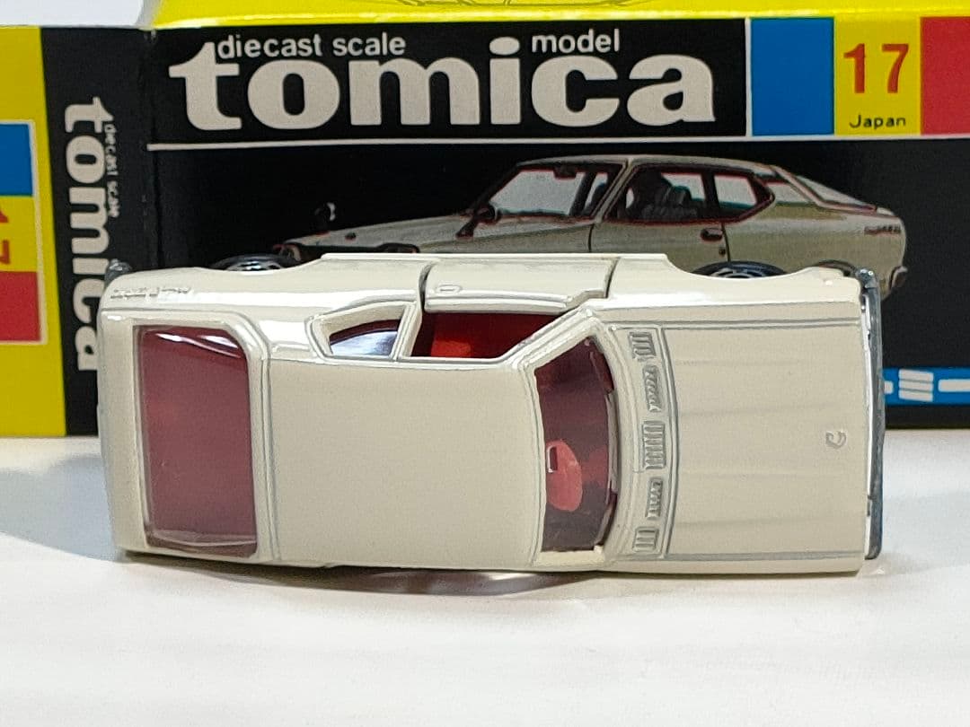 黒箱トミカ 17　日産チェリーFⅡ 1400クーペGX　美品　日本製　デッド