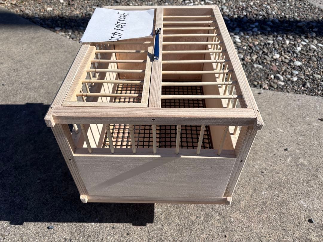 レース鳩2〜3用輸送.放鳩カゴ　新品未使用