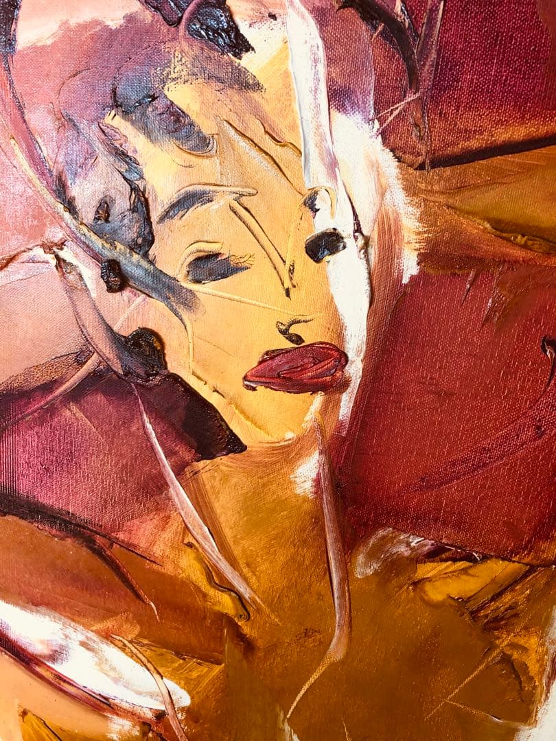 大型 BALI 油彩 裸婦　1210X956mm 1994年SVNANDARA作