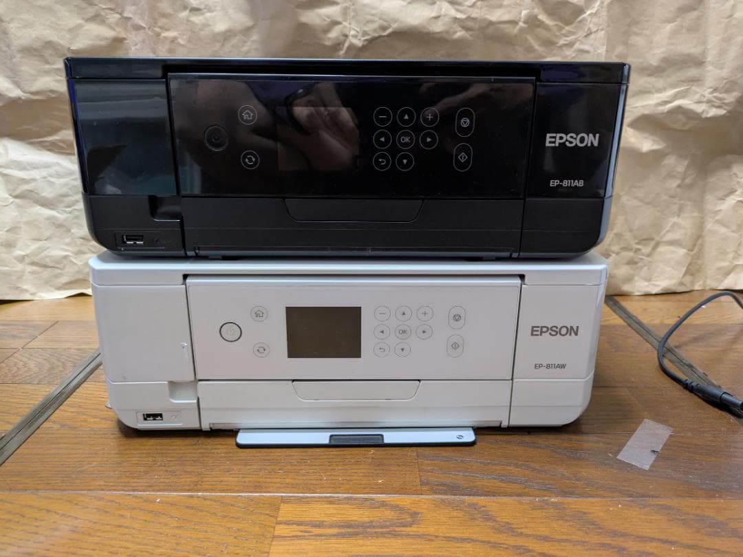 EPSON EP-811AB、EP-811AW 2台セット ジャンク