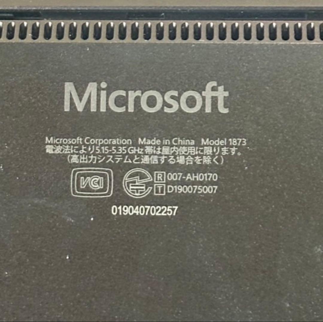 Microsoft Model 1873 ブラック タブレット 本体